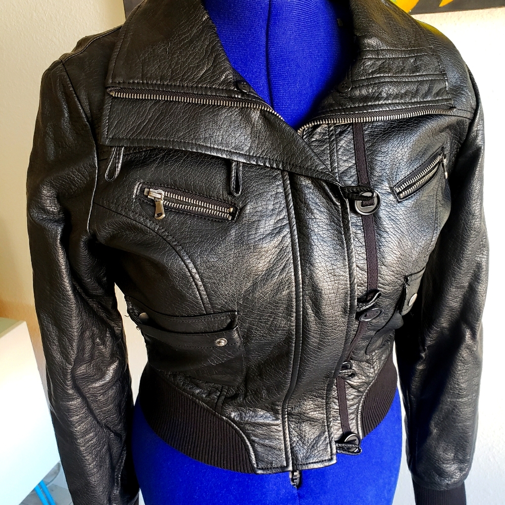 Leather jacket